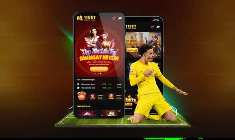 Trải nghiệm chơi game và các chức năng khác trên ứng dụng 11bet